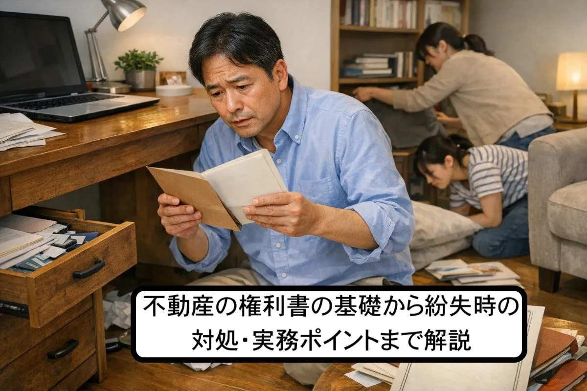 不動産の権利書の基礎から紛失時の対処・実務ポイントまで解説