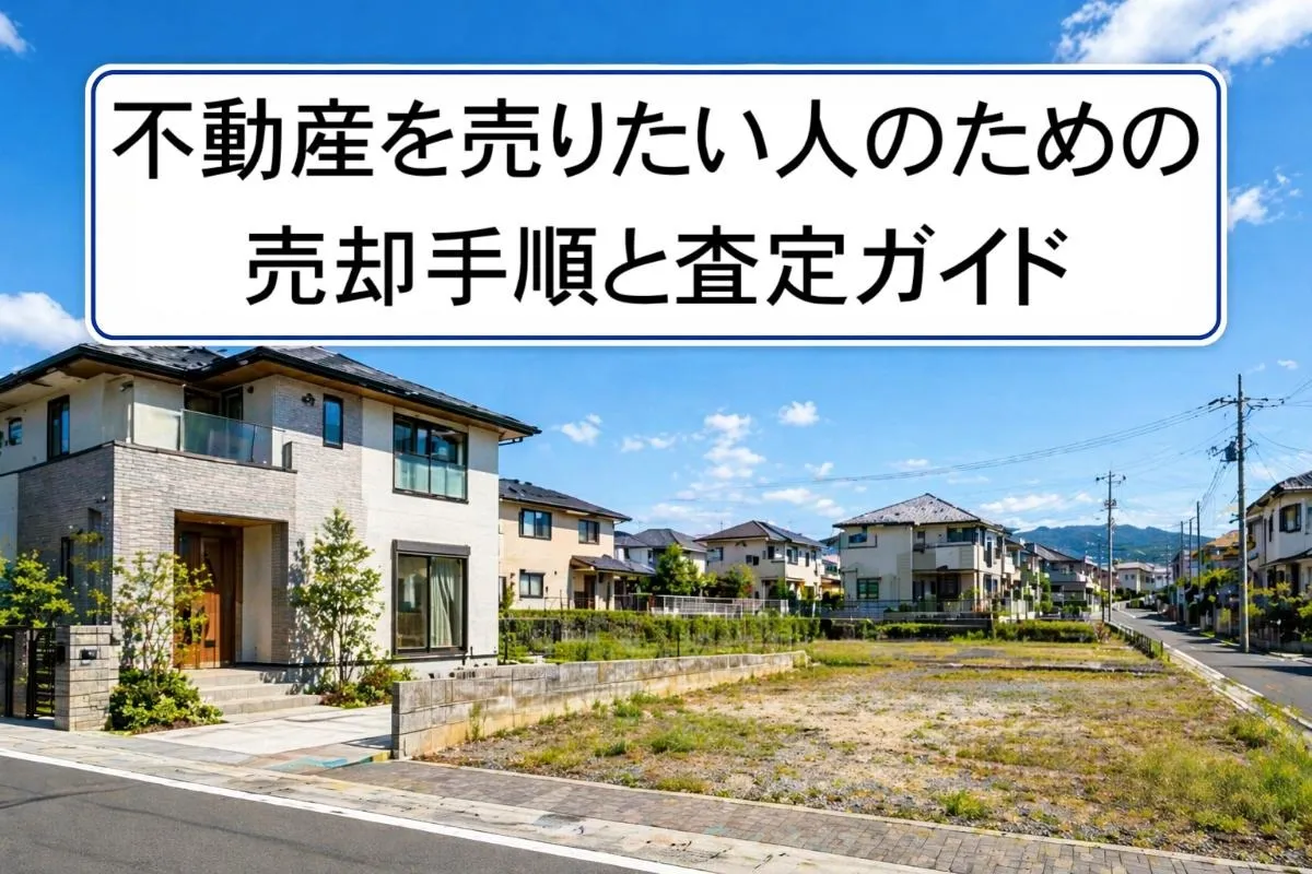 不動産を売りたい人のための売却手順と査定ガイド
