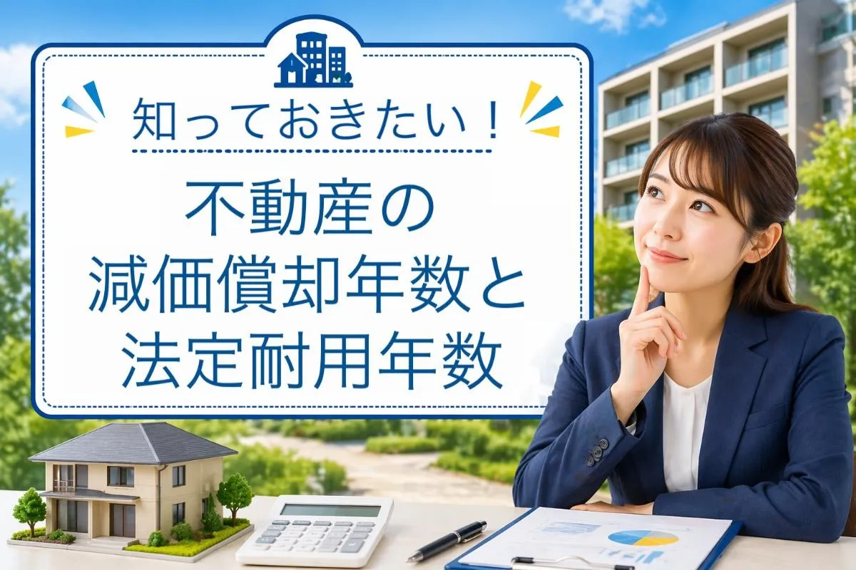 知っておきたい！不動産の減価償却年数と法定耐用年数