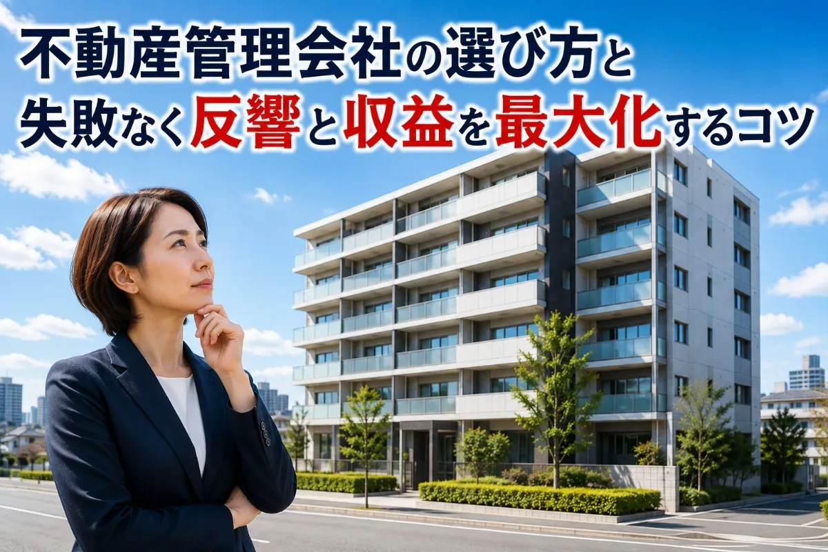 不動産管理会社の選び方と失敗なく反響と収益を最大化するコツ