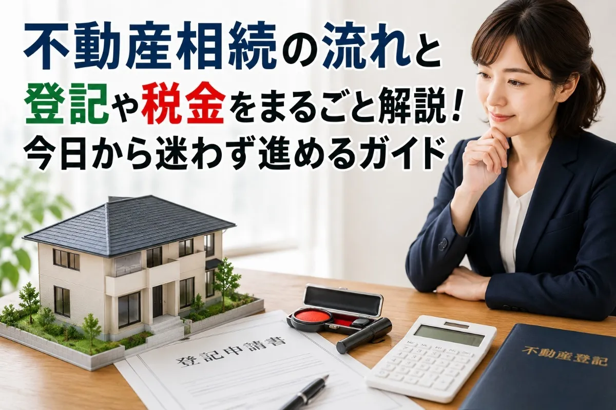 不動産相続の流れと登記や税金をまるごと解説！今日から迷わず進めるガイド