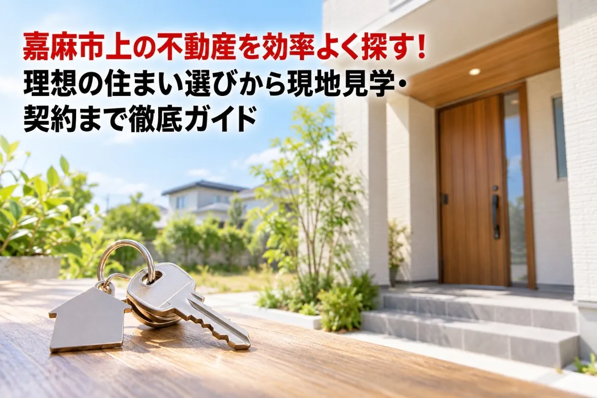 嘉麻市上の不動産を効率よく探す！理想の住まい選びから現地見学・契約まで徹底ガイド